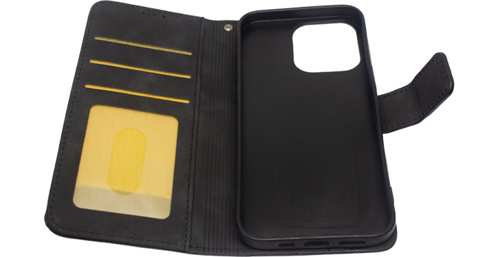 Binfen flipové pouzdro na iPhone Černé